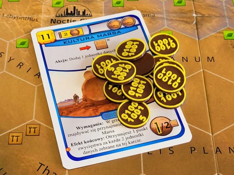 Terraformacja Marsa - dane 12 szt.