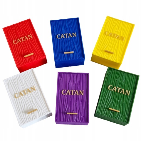 2025 Osadnicy z Catanu pojemnik pudełka zamykane dla 6 graczy