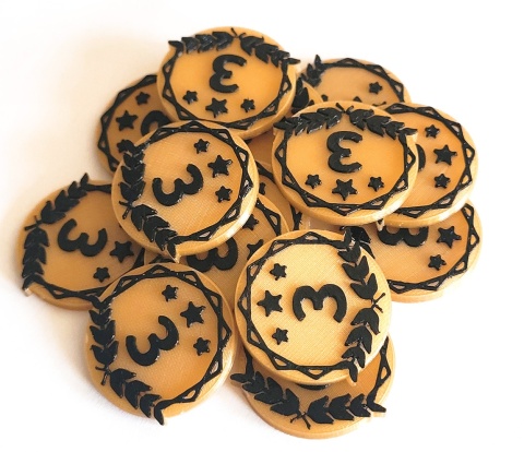 ASOIAF 2-kolorowe tokeny 64 szt.