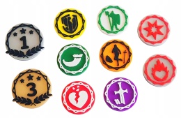 ASOIAF 2-kolorowe tokeny 84 szt.