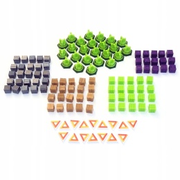 Anachrony zestaw tokenów zamienników żetonów 120 elementów