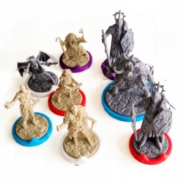 Black Rose Wars: Odrodzenie / Rebirth podstawki pod magów i ewokacje 25 szt.