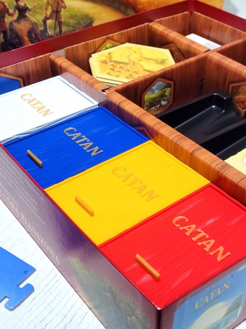 Catan / Osadnicy z Catanu pojemnik pudełko zamykane 4 szt.