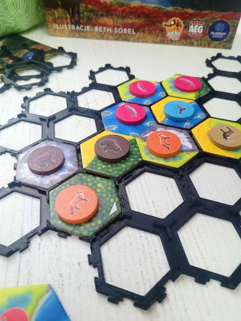 Kaskadia podstawki pod kafelki biomów 12 szt.