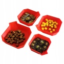 Nakładane pojemniki na żetony tokeny znaczniki elementy 4 szt.
