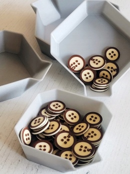 Nakładane pojemniki na żetony tokeny znaczniki elementy 4 szt.