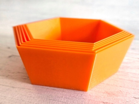 Nakładane pojemniki na żetony, tokeny, znaczniki, elementy - 6 szt. / 1kpl.