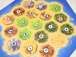 Osadnicy z Catan kolorowe tokeny 18 szt.