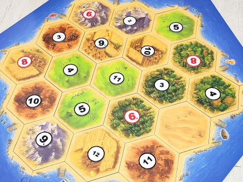 Osadnicy z Catan kolorowe tokeny 18 szt.