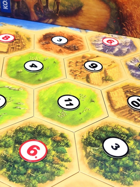 Osadnicy z Catan kolorowe tokeny 18 szt.