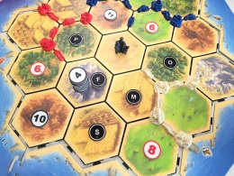 Osadnicy z Catan kolorowe tokeny dla 5/6 graczy 28 szt.