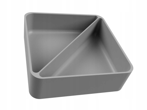 Pojemnik 2 komory na znaczniki żetony elementy tokeny