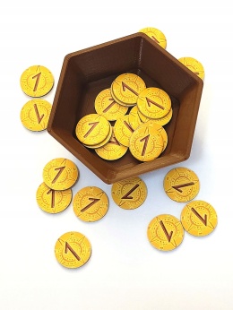 Pojemnik pudełko organizer na żetony znaczniki elementy tokeny