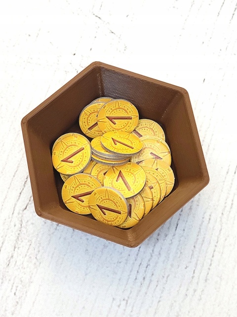 Pojemnik pudełko organizer na żetony znaczniki elementy tokeny