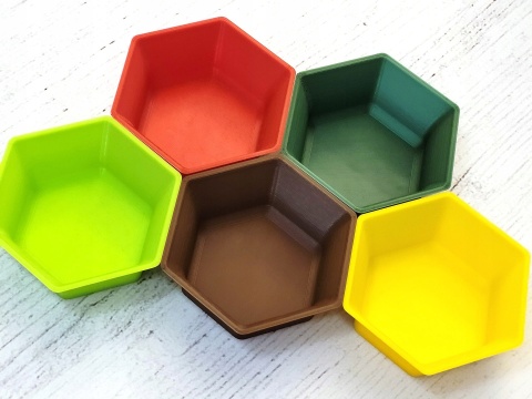 Pojemnik pudełko organizer na żetony znaczniki elementy tokeny