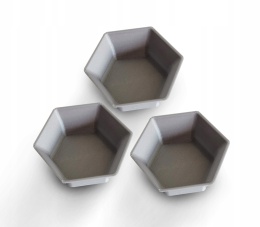 Pojemnik HEX na żetony tokeny znaczniki elementy gier 3 szt.