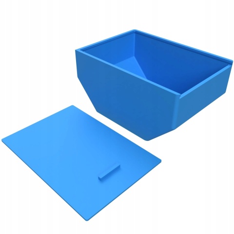 Pojemnik, pudełko, organizer z zasuwką