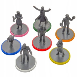 Posiadłość Szaleństwa 2ed. - kolorowe podstawki pod badaczy 10 szt.