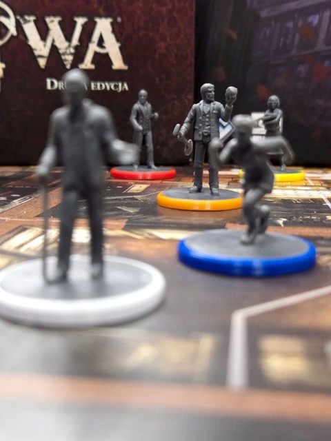 Posiadłość Szaleństwa 2ed. - kolorowe podstawki pod badaczy 10 szt.