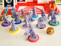 Talisman 5ed. - kolorowe podstawki pod poszukiwaczy 15 szt.