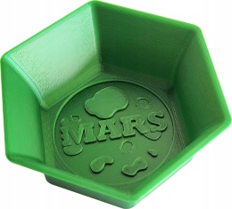 Terraformacja Marsa pojemnik na znaczniki gracza zielony