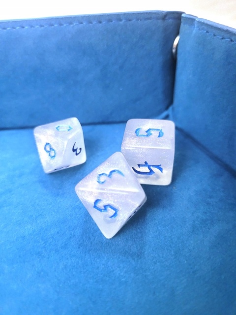 Aksamitno skórzany eko dice tray/tacka na kości/kostki 23 cm