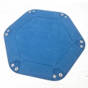 Aksamitno skórzany eko dice tray/tacka na kości/kostki 23 cm