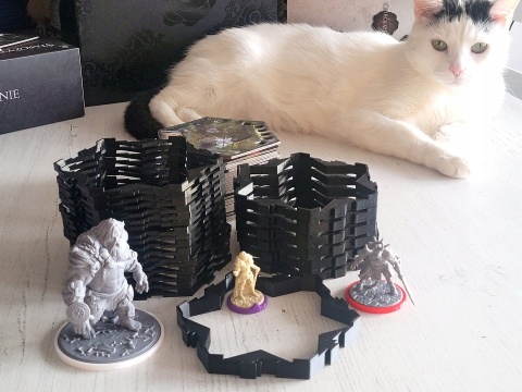 Black Rose Wars: Odrodzenie/Rebirth 3 poziomowe podstawki pod kafelki 23 elementy