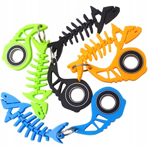 Brelok rekin rekinek elastyczny flexi spinner keyrambit tiktok