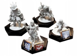 Gloomhaven Szczęki Lwa podstawki pod postacie 4 szt.