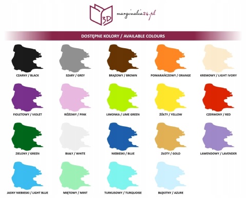 Gloomhaven podstawki pod postacie kolorów 4 szt. MIX