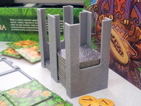Karak Carcassonne Kakao stojak holder pod kafelki 45x45 mm
