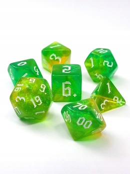 Kości NATURY RPG DnD MTG planszowe 7 szt.