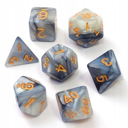 Kości PRADAWNYCH RPG DnD MTG planszowe 7 szt.