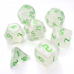 Kości TOKSYCZNOŚCI RPG DnD MTG planszowe 7 szt.