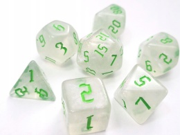 Kości TOKSYCZNOŚCI RPG DnD MTG planszowe 7 szt.