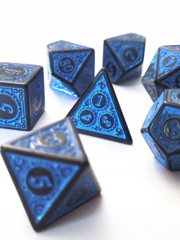 Kości WODY RPG DnD MTG planszowe 7 szt.