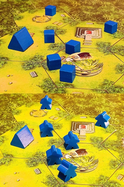 Meeple mipel figurka 10 szt.