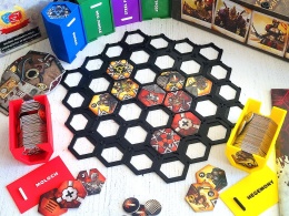 Neuroshima HEX 3.0 składany zamiennik tekturowej planszy