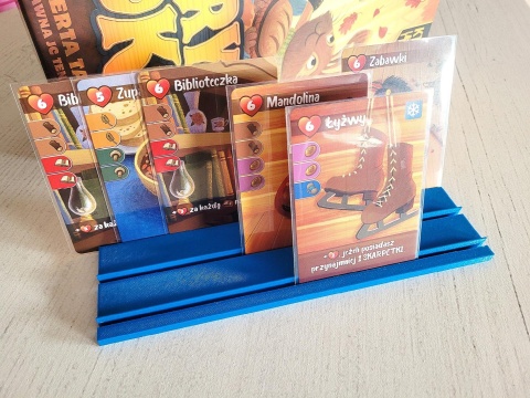 Podstawka stojak organizer karty 3 rzędy