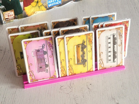 Podstawka stojak organizer karty 3 rzędy