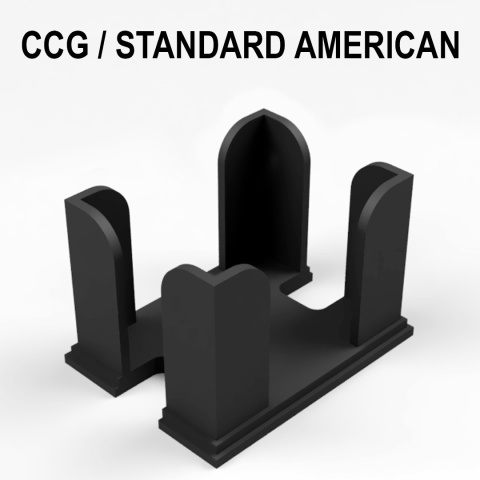Stojak karty CCG / STD. AMERICAN - BIG2 4-kol