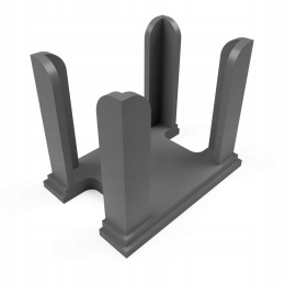 Stojak na karty mini european 44x68 mm - BIG1 4-kol