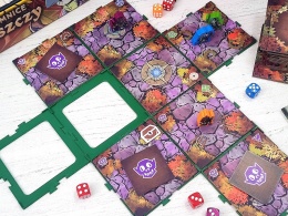 Tajemnice Puszczy podstawki pod kafelki 24 szt.