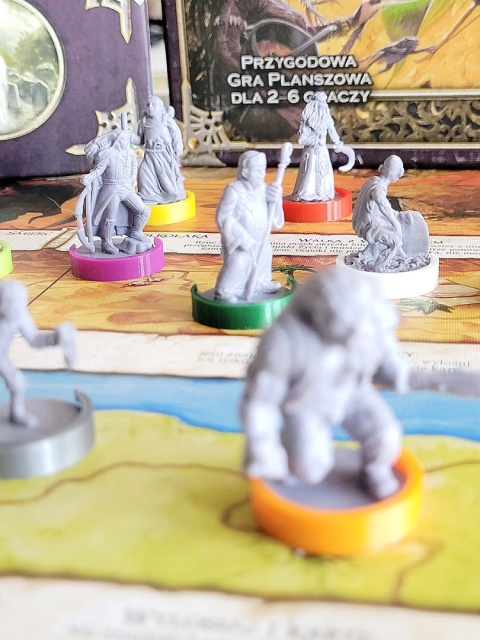 Talisman 4ed. kolorowe podstawki pod poszukiwaczy 12 szt.