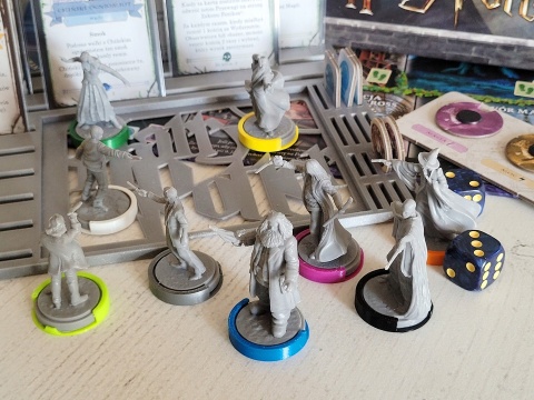 Talisman Harry Potter kolorowe podstawki 9 szt.