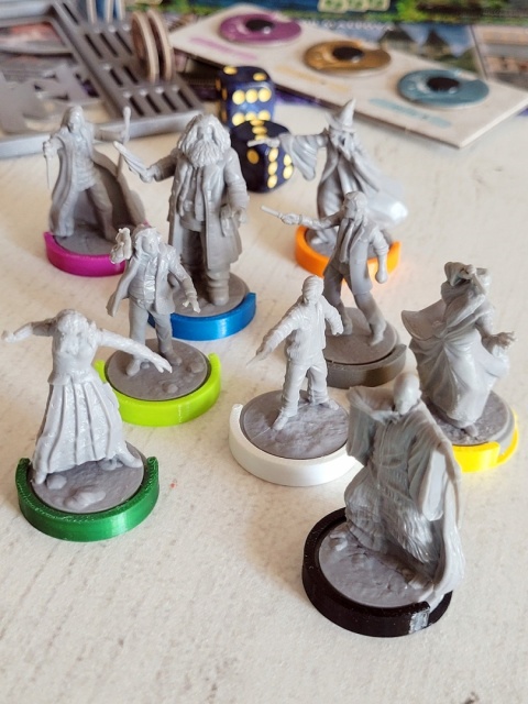 Talisman Harry Potter kolorowe podstawki 9 szt.