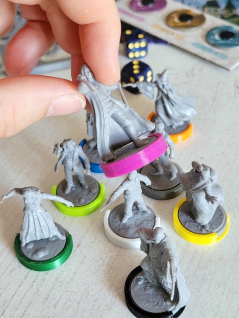 Talisman Harry Potter kolorowe podstawki 9 szt.