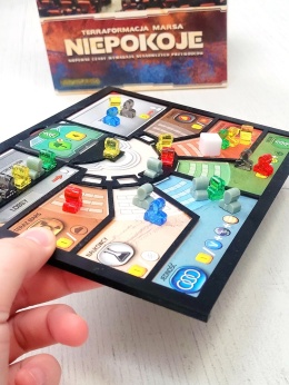 Terraformacja Marsa Niepokoje wsuwana nakładka na planszetkę