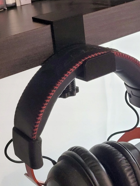 Wieszak uchwyt na słuchawki półka/biurko